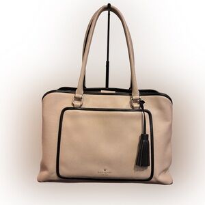 Kate Spade🌹Ward Place Evangelie Satchel/Messenger Bag Dusty Pink/Black 
Large